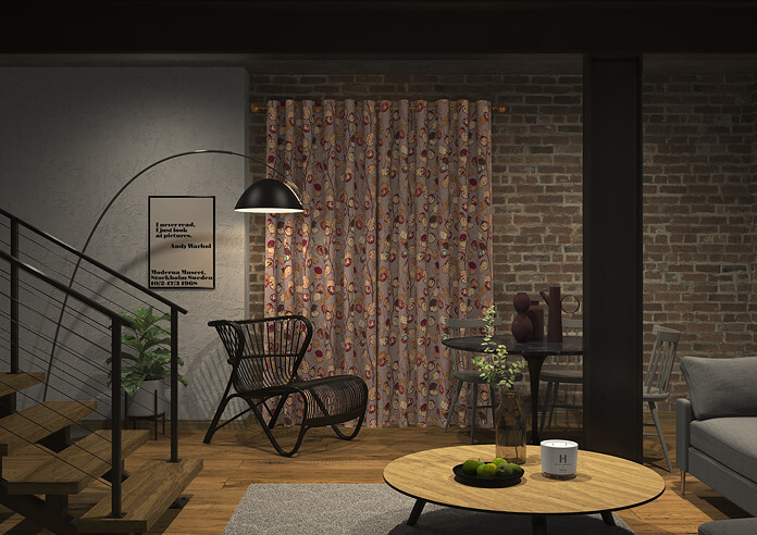 Honesty, Cerise - Made to Measure Curtains - Image 7